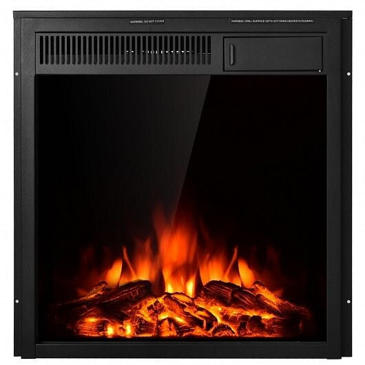 22.5 Inch Electric Fireplace Insert Freestanding and Recessed Heater-0